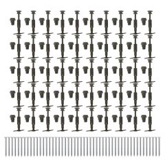 Lot de 50 Supports AP INTER - Appui intermédiaire + 50 vis bois Ø5,0x30 tête fraisée TX - Référence : JSRAPINTER + FIS670350 