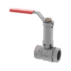 Vanne à sphère PN30 SENA ACS 1/2 (15/21)" FF (poignée plate rouge + réhausse) - Arco
