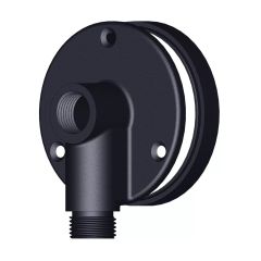 Applique pour robinet de jardin à visser Mâle 1/2" (15/21) pour raccordement cuivre protégé du gel - Anthracite - Anquier