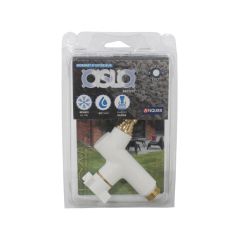 Robinet de jardin antigel OSLO vertical Mâle 1/2'' (15/21) - Blanc - ANQUIER