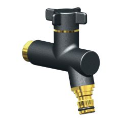 Robinet de jardin antigel OSLO vertical Mâle 1/2'' (15/21) - Manganèse - ANQUIER