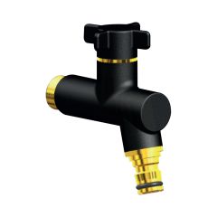 Robinet de jardin antigel OSLO vertical Mâle 1/2'' (15/21) - Noir - ANQUIER