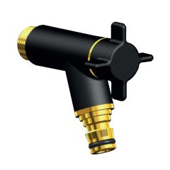 Robinet de jardin antigel OSLO horizontal Mâle 1/2'' (15/21) - Noir - ANQUIER