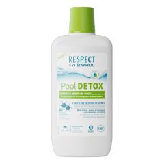 Respect By Bayrol - Pool DETOX à base d'enzymes + anti-phosphates - Multi-actions - Bidon de 1L - Bayrol