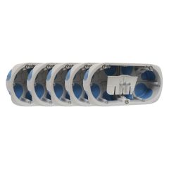 Lot de 5 Boîtiers d'encastrement double NO AIR Ø67x40mm