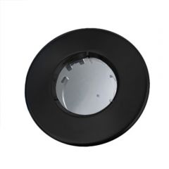 Collerette fixe noir IP65 diamètre 90 - Noir - BLM