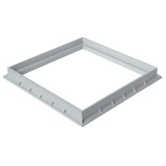 Cadre polypropylène 550 x 550 mm - Gris - First Plast