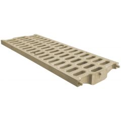 Grille renforcée Pratiko - série 200 - PVC anti-choc - sable - 200 x 500 mm - First Plast