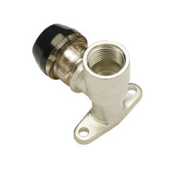 Coude avec Base de Fixation Multicouche push-fit ixPress2 Ø16x2,0 - Femelle longue 1/2"(15/21)