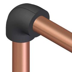 Coude isolant K-FLEX STR pour réseaux ACIER et CUIVRE - ép. 19 mm - diam. 54 mm
