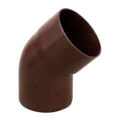 Coude PVC 45° MF pour tube Ø80 épaisseur 3.2mm - marron - First Plast