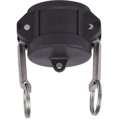 Bouchon coupleur DC - raccord rapide à cames polypropylène - 3" (80/90) - Sferaco