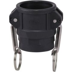 Coupleur femelle D - 1"1/2 (40/49) - raccord rapide à cames polypropylène - Sferaco
