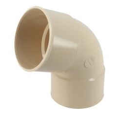 Coude femelle-femelle 67°30° - Sable - pour tube Nicoll Ø80