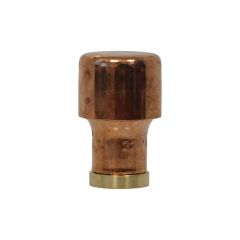Bouton de meuble en cuivre "Industriel" Ø22 - Arcanaute