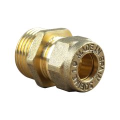 Raccord bicône droit Mâle 1/2" (15/21)-Cuivre 10