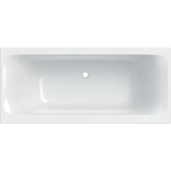 Baignoire acrylique sanitaire rectangulaire Geberit TAWA Duo 180x80cm à bandeau fin avec pieds - Geberit