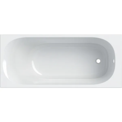 Baignoire acrylique sanitaire rectangulaire Geberit SOANA 160x70cm à bandeau fin, avec pieds - Geberit