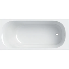 Baignoire acrylique sanitaire rectangulaire Geberit SOANA 180x80cm à bandeau fin, avec pieds - Geberit