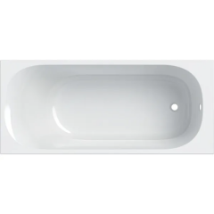 Baignoire acrylique sanitaire rectangulaire Geberit SOANA 170x75cm à bandeau fin, avec pieds - Geberit