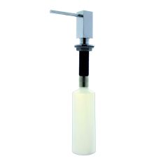 Distributeur de savon carré 300 ML pour plan évier maxi 55 mm - Chromé - Aquatop