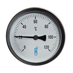 Thermomètre à plongeur 45 mm Axial - 0 à 120°C -  Ø100 mm - Thermador