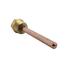 Doigt de gant cuivre Mâle 1/2" (15/21) - Longueur 97 mm - Ø7x8 Thermador