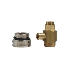 Robinet vidange brut à pointeau + joint torique 3/8" (12/17) - Somatherm