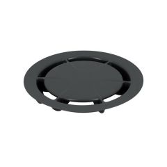 Ensemble grille PVC anthracite et bride de fixation pour siphon de sol Nicoll : SITARK, SITARKH et SITARKV - Nicoll