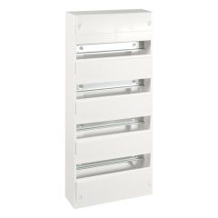 Coffret d'intérieur 52 modules - 4 rangées - sans bornier - 607x250x90mm - Eur'Ohm