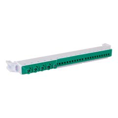 Bornier terre long 5x25²+22x4² - 13 modules - pour coffrets RxPro - Eur'Ohm
