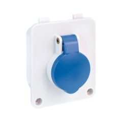 Socle de prise 2P+T 16A IP44 pour coffret de chantier triphasé - Eur'Ohm