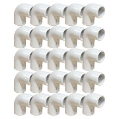 Boîte de 25 coudes IRL Ø25mm gris - IRL'OC - Eur'Ohm