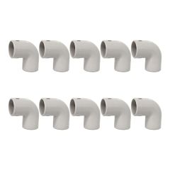 Boîte de 10 coudes IRL Ø32mm gris - IRL'OC - Eur'Ohm