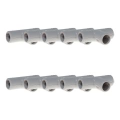 Boîte de 10 tés IRL Ø32mm gris - IRL'OC - Eur'Ohm
