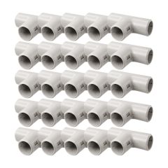 Boîte de 25 tés IRL Ø20mm gris - IRL'OC - Eur'Ohm