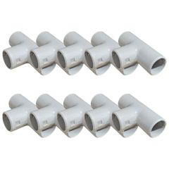 Boîte de 10 tés IRL Ø32mm gris - IRL'OC - Eur'Ohm