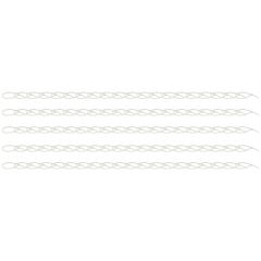 Boîte de 100 colliers de câblage 4,8x300mm - Blanc - Eur'Ohm