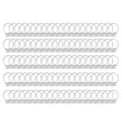 Boîte de 100 colliers QUICK avec embase pour fixation des tubes ICTA, IRL ou câble Ø40 à 63mm - Eur'Ohm