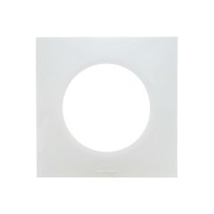 Plaque de finition 1 poste - SQUARE Blanc brillant nacré - Eur'Ohm