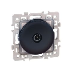 Prise TV simple - SQUARE Anthracite - Eur'Ohm