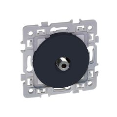 Prise TV multi-services type F mâle - SQUARE Anthracite - Eur'Ohm