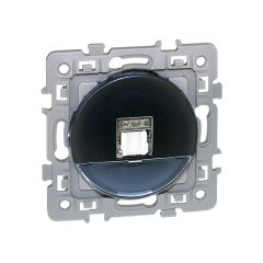 Prise RJ45 STP Cat.6A (grade 3) - SQUARE Anthracite - Eur'Ohm