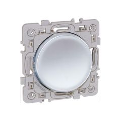 Interrupteur ou va et vient - SQUARE Silver - Eur'Ohm