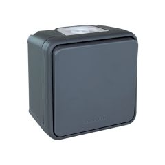 Va et vient complet - étanche IP55 - OXXO Gris - Eur'Ohm