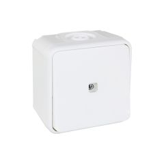 Bouton poussoir lumineux complet - étanche IP55 - OXXO Blanc - Eur'Ohm