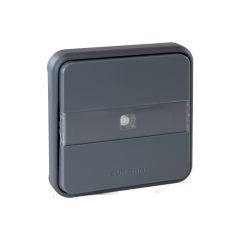 Mécanisme composable de poussoir lumineux avec porte-étiquette - étanche IP55 - OXXO Gris - Eur'Ohm