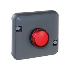 Mécanisme composable de voyant rouge - étanche IP55 - OXXO Gris - Eur'Ohm