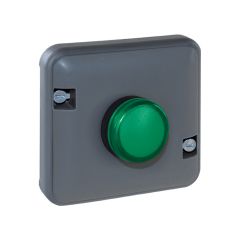 Mécanisme composable de voyant vert - étanche IP55 - OXXO Gris - Eur'Ohm