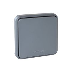 Bouton poussoir complet encastré - IP55 - OXXO Gris - Eur'Ohm